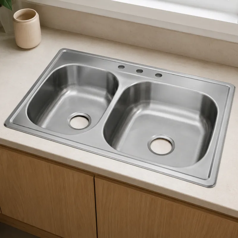 Fregadero Acero Inoxidable Sencillo 25x22x6 — vista 2