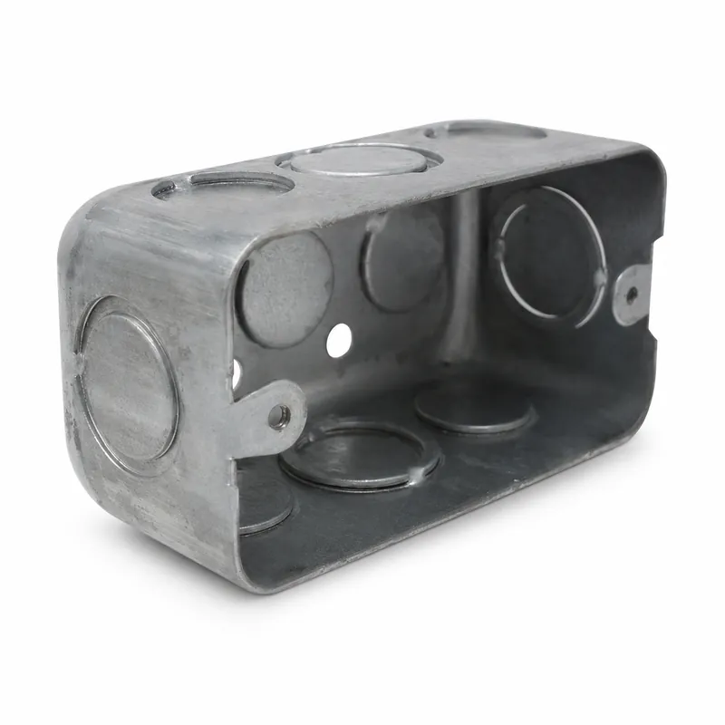 Caja Electrica 2x4 Metal 1.2 Mm (Caj. 50) (Salida De1/2)