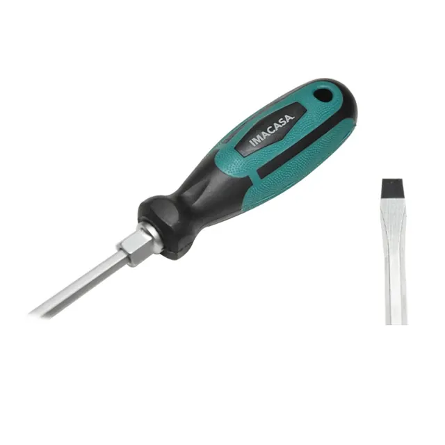 Destornillador Plano, Ergo Grip, 3/16x Imacasa