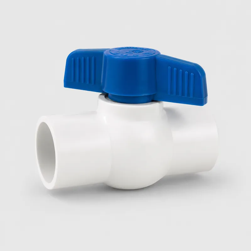 Llave De Bola Pvc 1/2 De Paso M/Azul (Paq. 30/1)