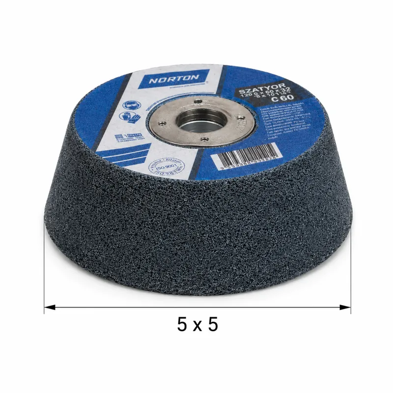 Copa Conica Norton 5 X 5/8 T11 Gr.100 — vista 4