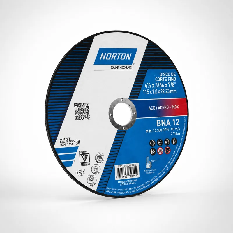 Disco De Corte Plano Norton 9 X 7/8 Clipper Mr832 — vista 2