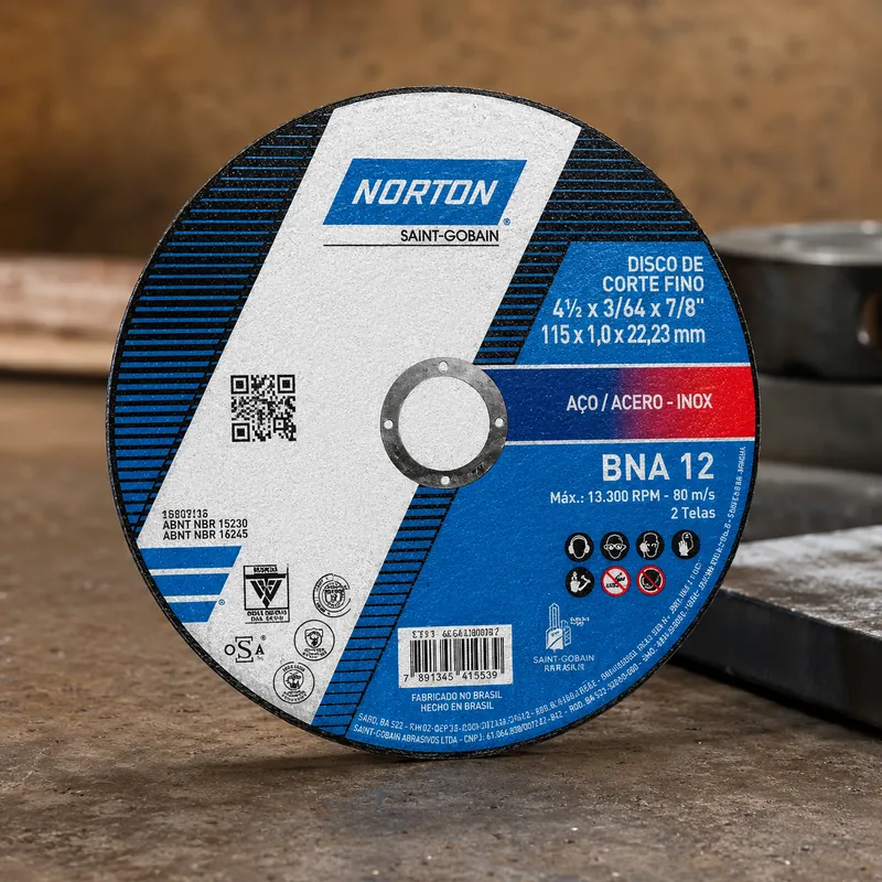 Disco De Corte Plano Norton 9 X 7/8 Clipper Mr832 — vista 3