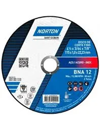 Disco De Corte Plano Norton 9 X7/8 T41 Bna32