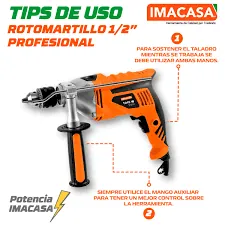 Taladro Roto Martillo 1/2", Profesional, 1010 Imacasa — vista 2
