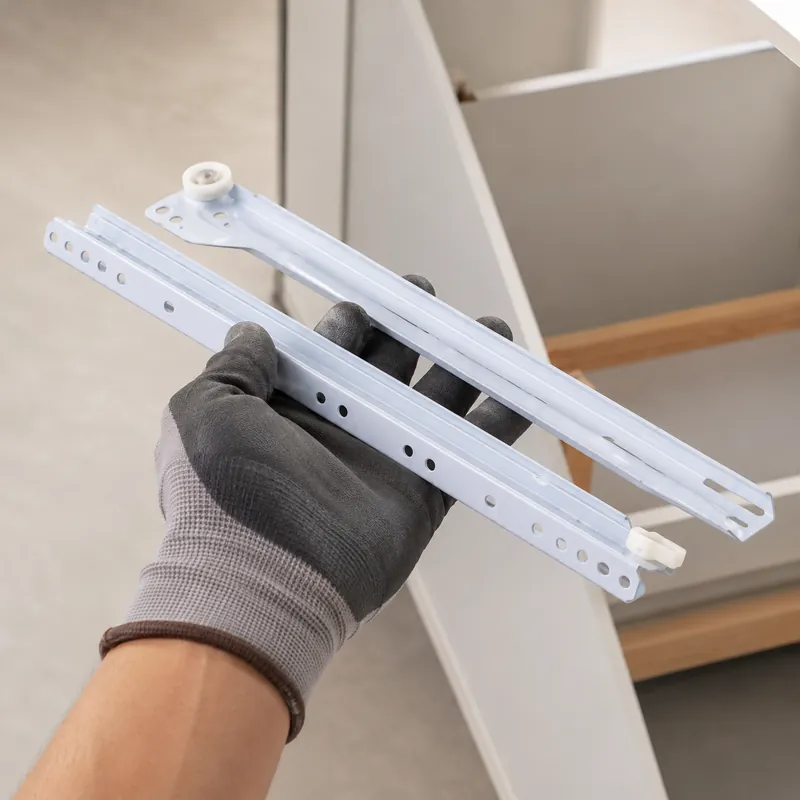 Corredera De Gaveta Blanca 18" (0.8mm) — vista 2