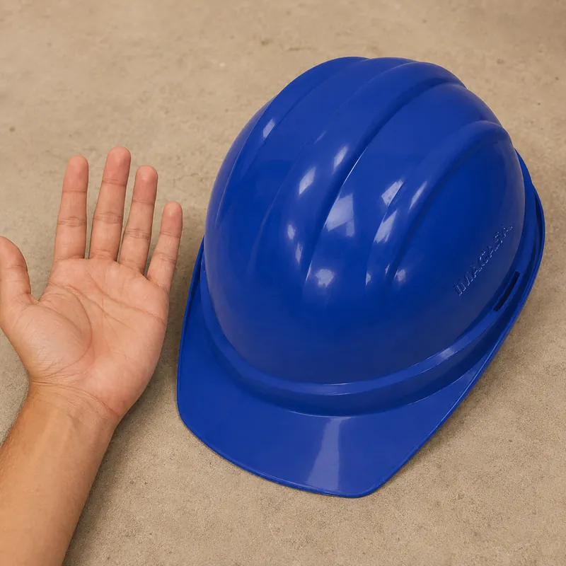 Casco De Seguridad, Azul Imacasa — vista 3