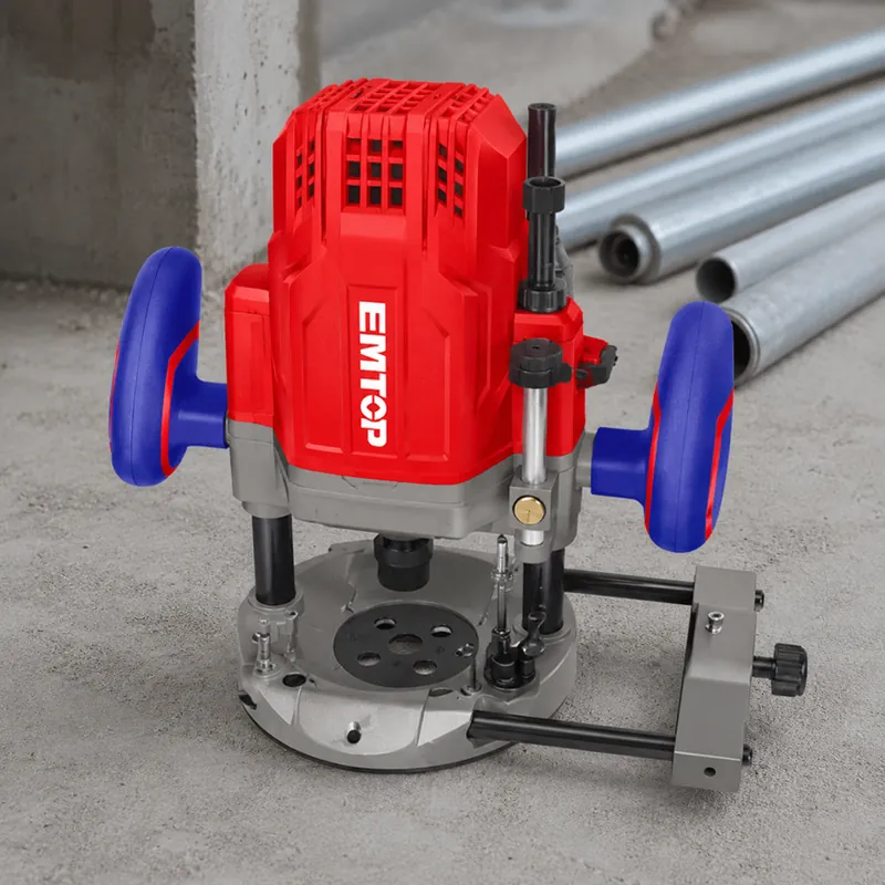 Router Electrico 1600w 1/4"-1/2" 22000rpm Emtop — vista 3