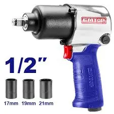 Llave Impacto 1/2" 2.6kg 90psi Emtop