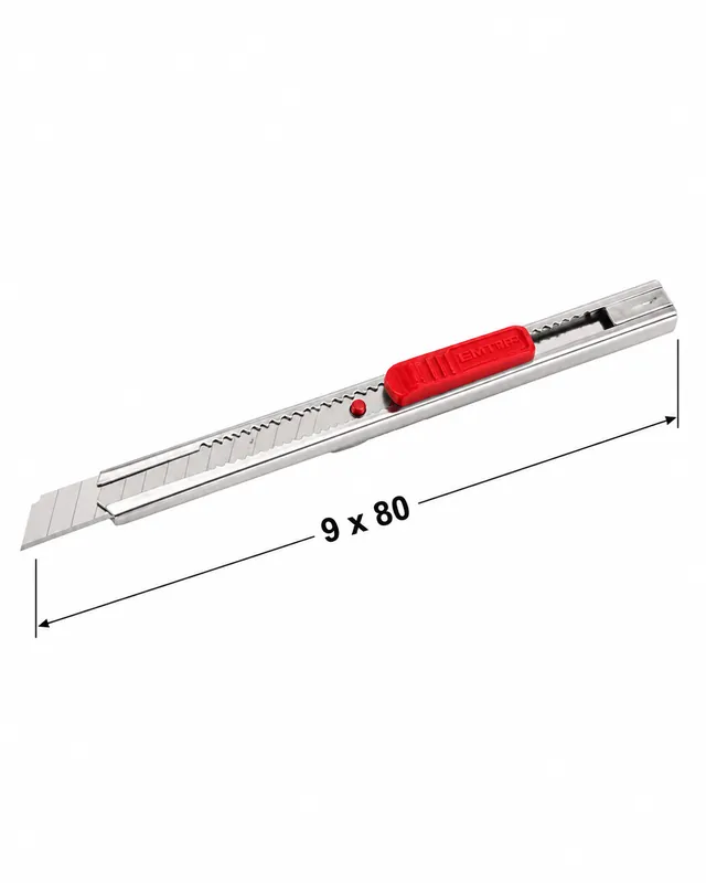 Cuchilla Hoja Snap-Off 9x80mm Emtop (Caja De 48) — vista 4