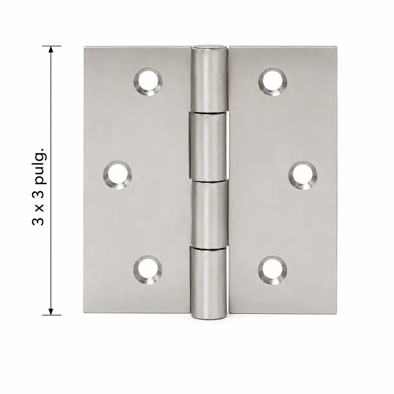 Bisagra Tipo Libro 3*3*2.0mm Ss — vista 3