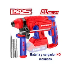 Taladro Rotomartillo Inalambrico 20v 22mm (7/8") (No Incluye Bateria) Emtop