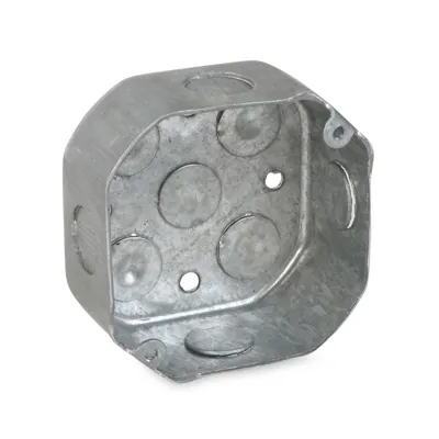 Caja Electrica Octagonal Metal 1.5 (Caj. 50) (Salida De 1/2)