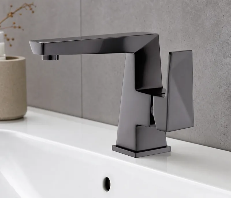 Mezcladora P/ Lavamanos Selora Dark Grey Sd10103pg