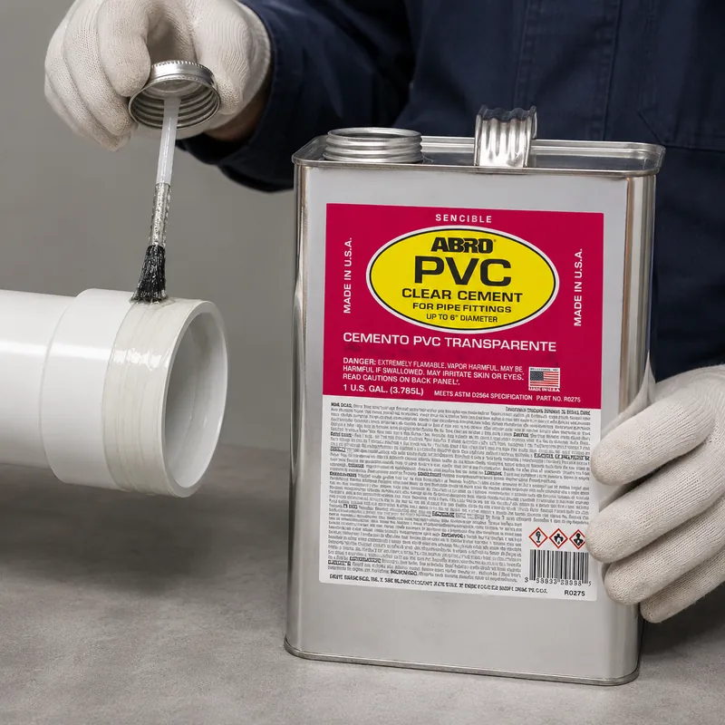 Cemento Pvc Abro Azul Galon — vista 2