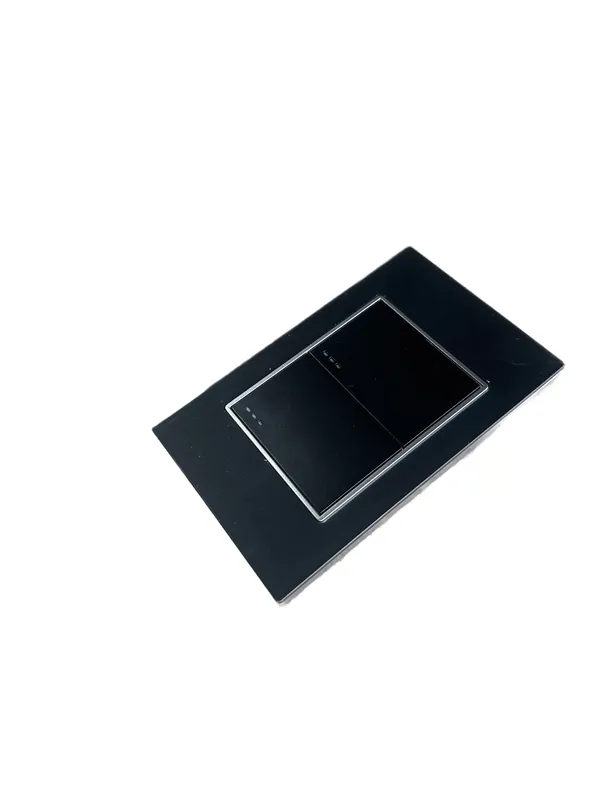Interruptor Negro Doble 3/Via — vista 3