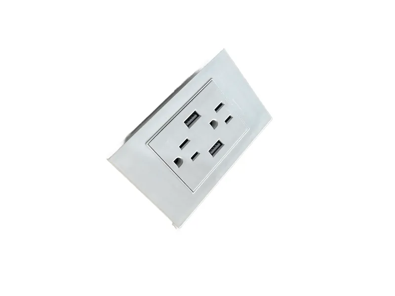 Toma Corriente Blanco Doble + Porta Usb — vista 4