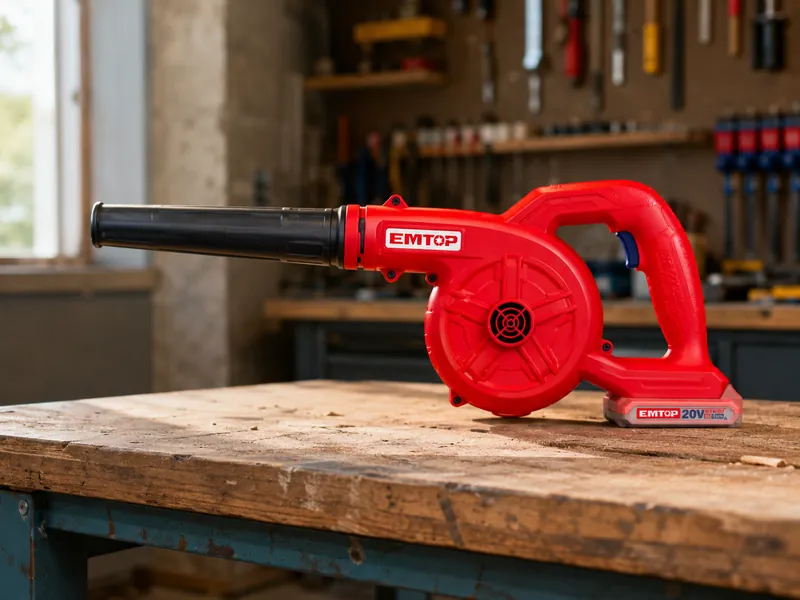 Sopladora Inalambrica 20v 18000 Rpm (Cargador Y Bateria No Incluidos) Emtop