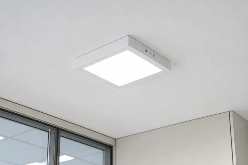 Panel De Luz Led Superficie Cuadrado 12w (Caj.20)