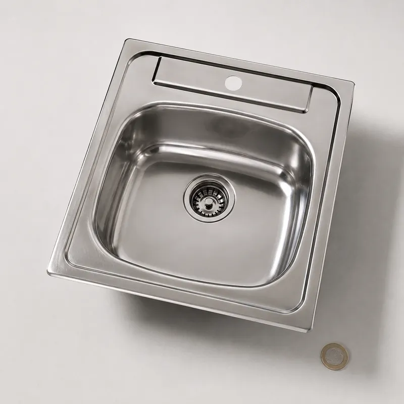 Fregadero Acero Inoxidable De Bar 15x15 X 5-1/2 — vista 3